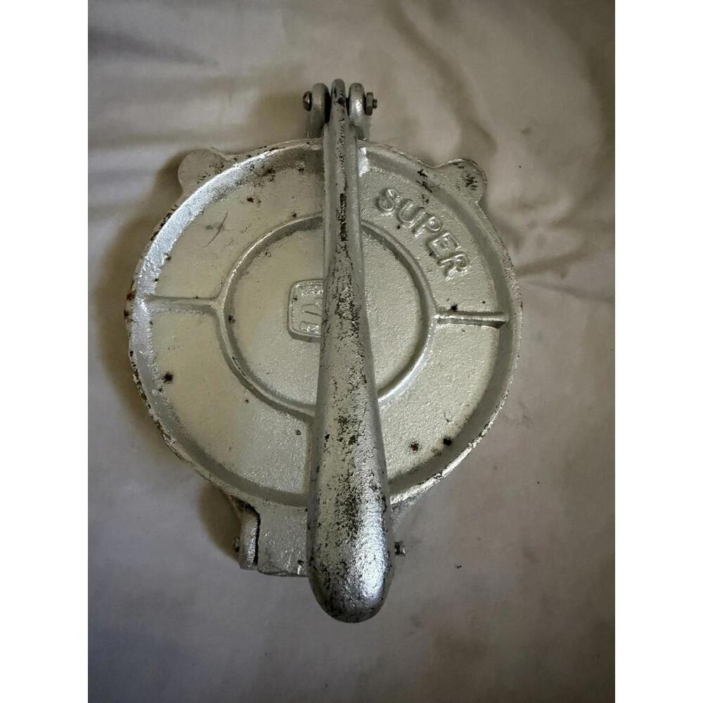Metal Comal  Griddle Skillet  Tortilla 7.5 " Press  Pan Extra Made in Mexico